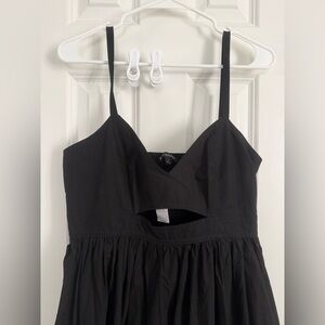 Banana Republic Black Sleeveless Maxi Dress with Cutout NWT Size 8